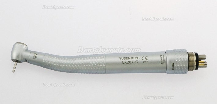 YUSENDENT&reg; CX207-GW-PQ Zahnarzt LED Glasfaser turbinehandst&uuml;ck mit W&H Schnellkupplung